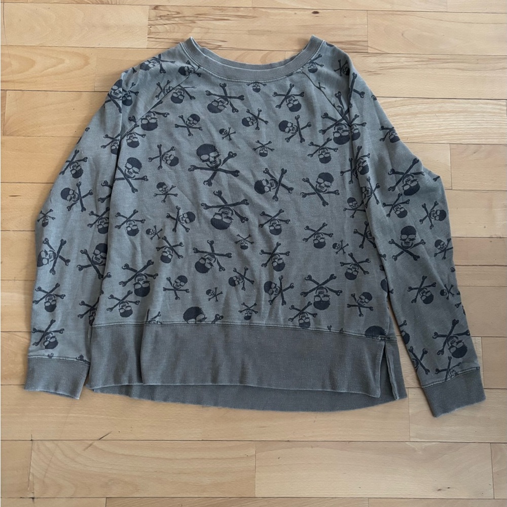 Grayson threads green  skull sweatshirt L